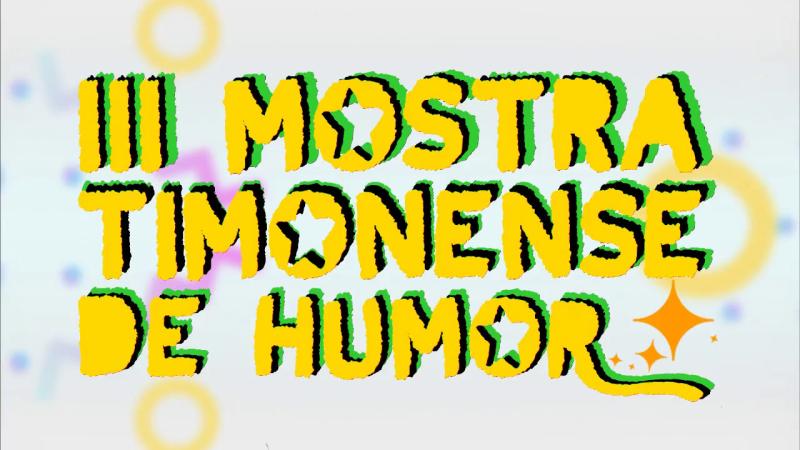 W Grupo de Teatro 08 anos / Logo da III Mostra timonense de Humor