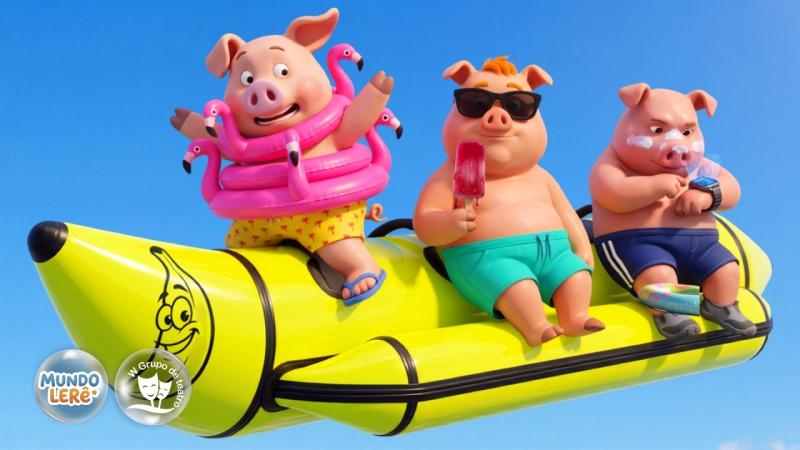 3 Porquinhos de Férias - FILME COMPLETO em Desenho Animado